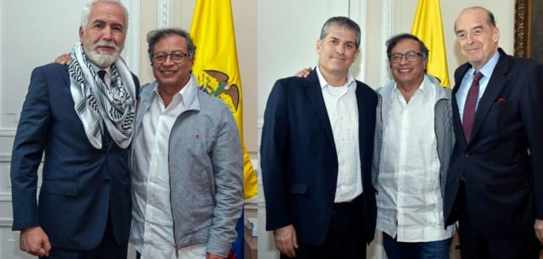 Gustavo Petro se reunió con los embajadores de Israel y Palestina