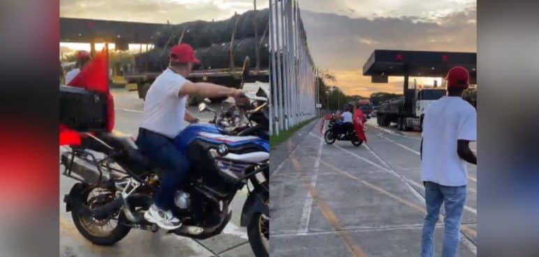¿Imprudencia? Tulio Gómez por poco se choca contra una tractomula