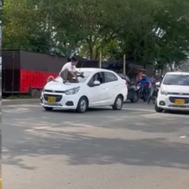Video: Autoridades buscan al agresor de un conductor en el sur de Cali