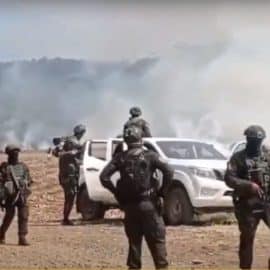 Rechazo por incendio forestal ocasionado por invasores de la Hacienda el Japio