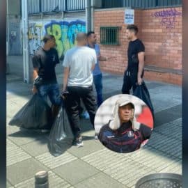 Salieron del club con bolsas de basura: Drástica medida de Once Caldas