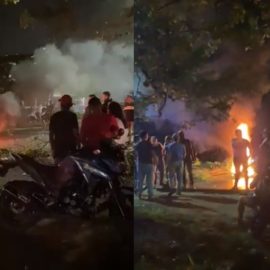 Video: Habitantes de Candelaria bloquearon la entrada a Villagorgona
