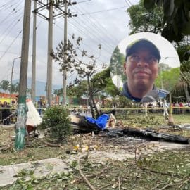"Las llamas no nos dejaron": Policías que atendieron accidente de avioneta en Cali