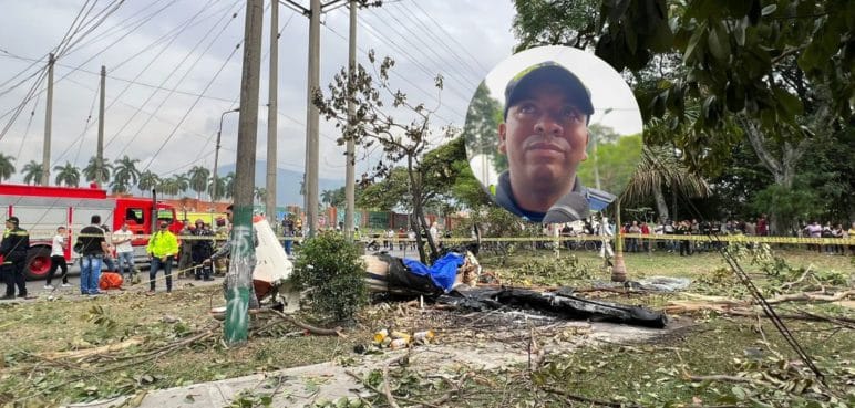 "Las llamas no nos dejaron": Policías que atendieron accidente de avioneta en Cali