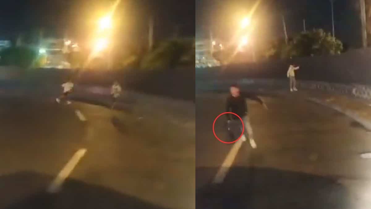 Video: Pelea entre jóvenes terminó en una balacera en estación del MÍO