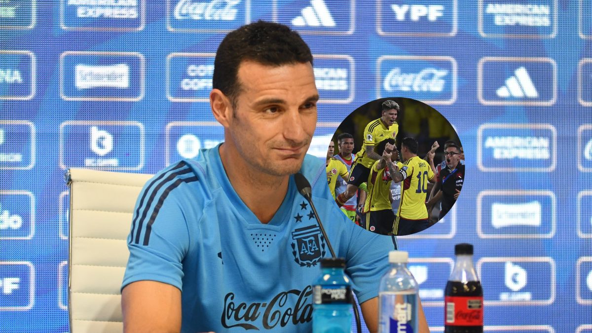 ¿Desmeritó a Colombia? Scaloni se refirió a la victoria de la 'tricolor' sobre Brasil