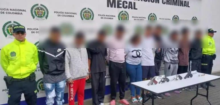 Cárcel para banda que se dedicaba al desplazamiento forzado en Cali