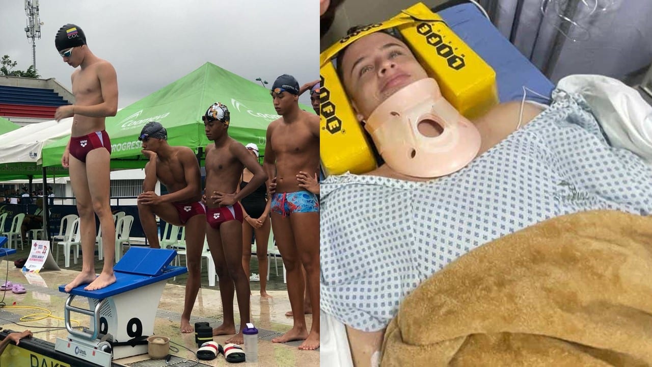 Joven deportista fue operado tras accidente en México: Su pronóstico es reservado