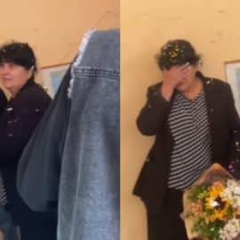 En video: Alumnos fingen pelea para sorprender a su profesora por su cumpleaños