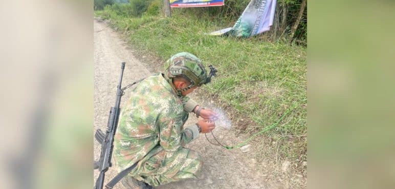 Ejército desactivó explosivos en la zona rural de Jamundí, Valle