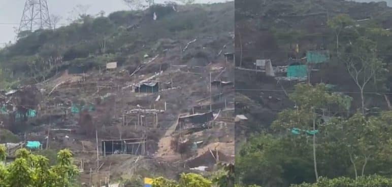 "Si 20 veces lo invaden, 20 veces los desalojamos": Ospina sobre cerro La Antena