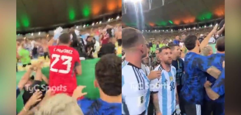 Video: Desórdenes en el Maracaná dejaron heridos, previo a Brasil vs. Argentina