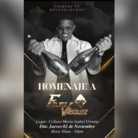 Familiares y allegados al DJ Felipe Vásquez le harán un homenaje en Cali