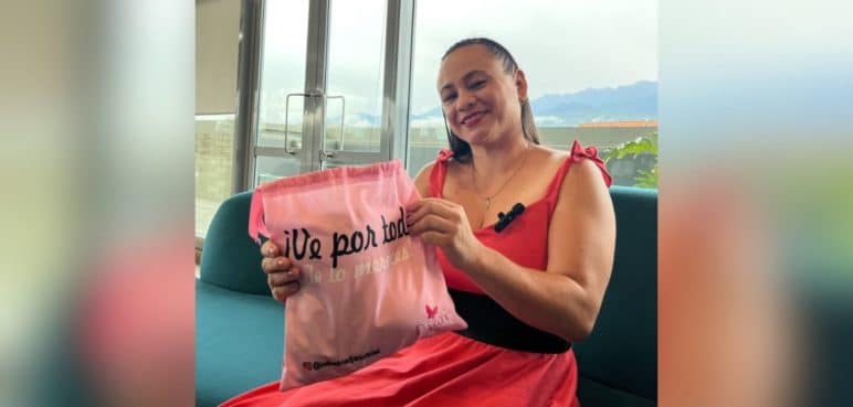 Jackeline, una emprendedora que busca ayudar a las mujeres con cáncer de mama