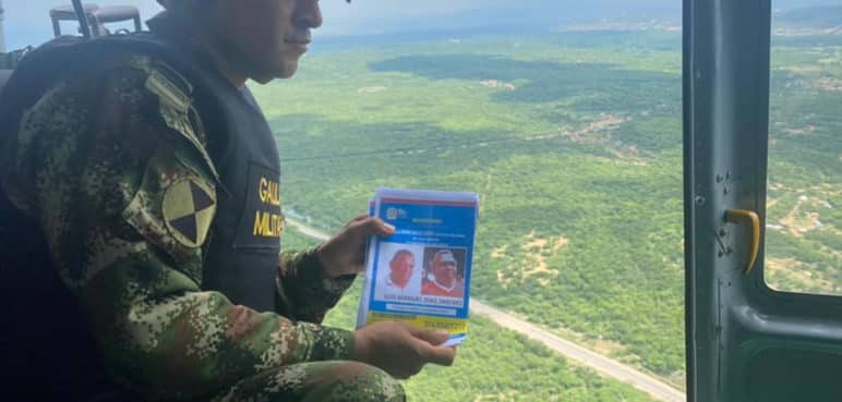 Militares refuerzan operación de búsqueda del padre de Luis Díaz