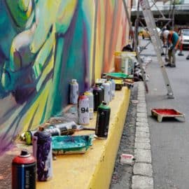 Avanza el desarrollo de los polémicos murales al interior del Túnel Mundialista