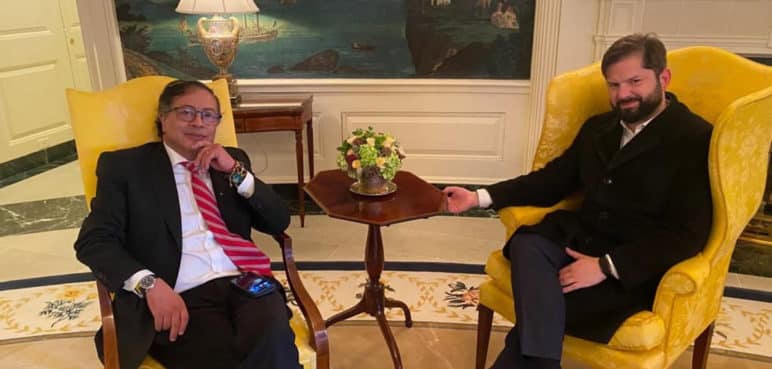 Presidente de Colombia y Chile se reunen en la Casa Blanca previo a la cumbre APEP