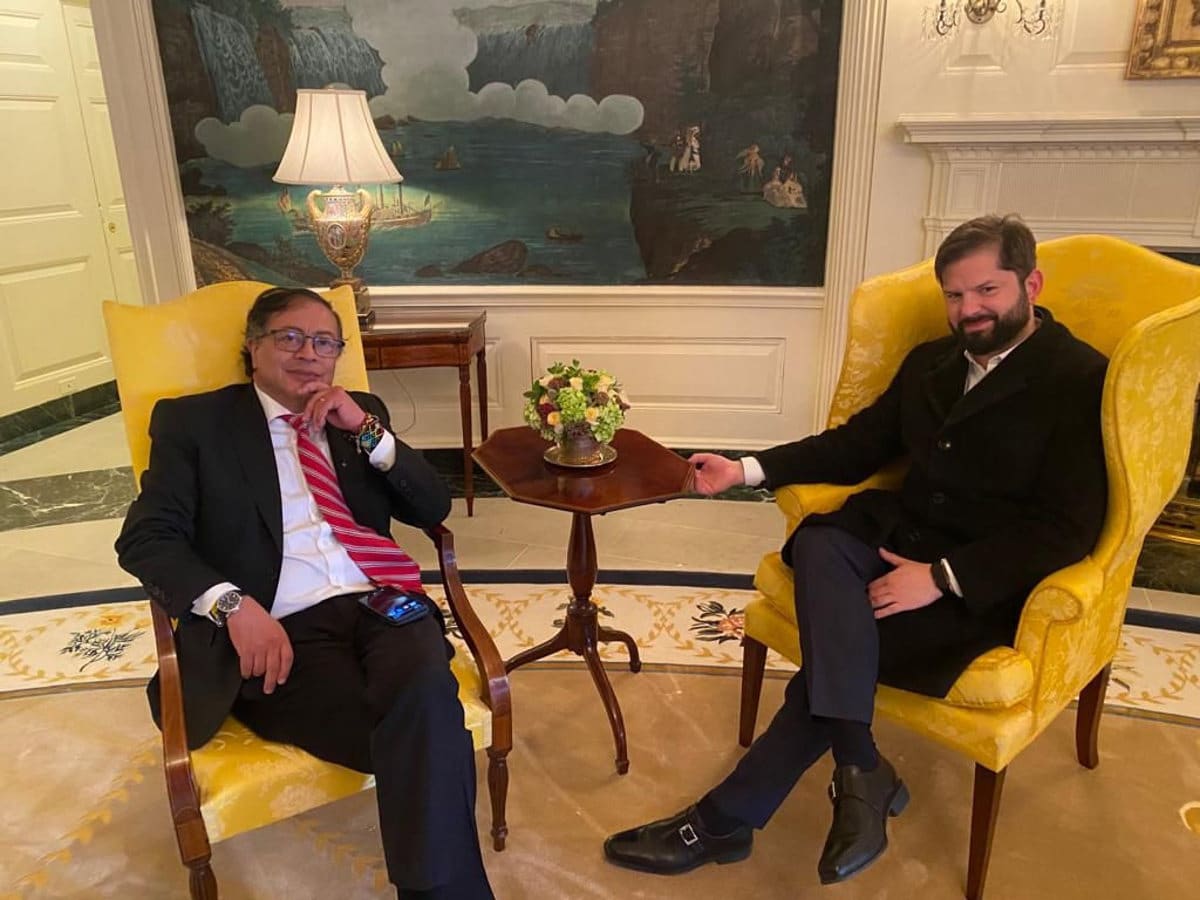 Presidente de Colombia y Chile se reunen en la Casa Blanca previo a la cumbre APEP