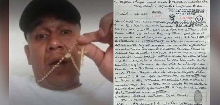 "Se lo prometo ante los ojos de Dios": 'Negro Ober' pide reducir controles de seguridad