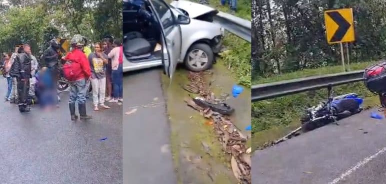 Video: Una persona murió en grave accidente de tránsito en la vía al mar