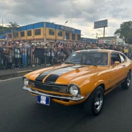 "El consentido": Homero y su Ford Maverick se robaron las miradas en la Feria de Cali