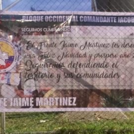 Con "mensajes de Navidad": Aparecen pancartas de disidencias de las Farc en Jamundí