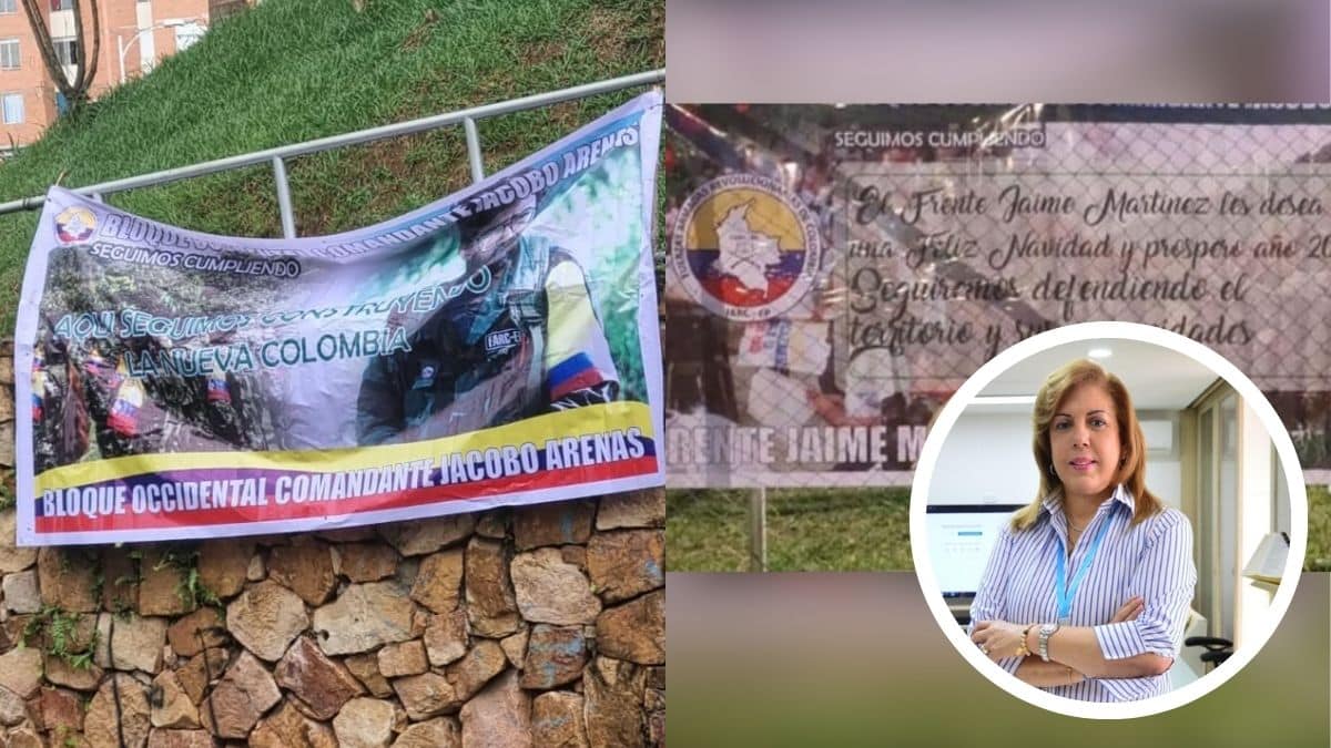 ¿Qué está pasando? Clara Luz Roldán sobre pancartas de disidencias de las Farc