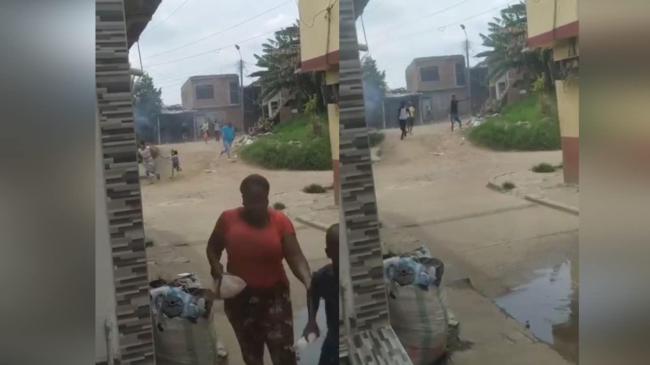Video: Comunidad quedó en medio de balacera en el oriente de Cali