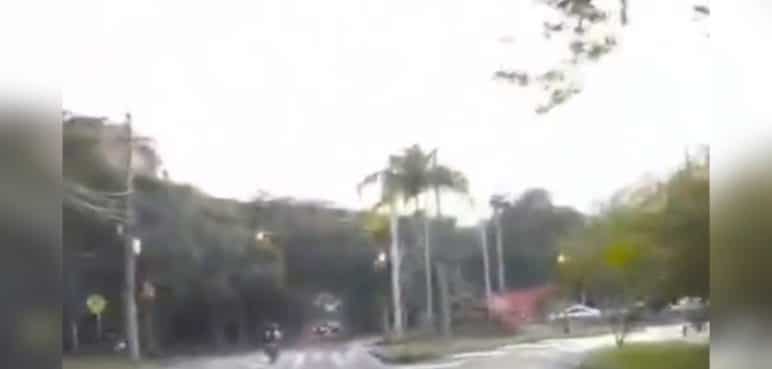 Video: Dos motocicletas protagonizaron grave accidente de tránsito en el sur de Cali