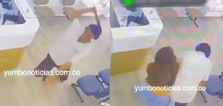 ¿Hasta cuándo? Un hombre intentó agredir con machete a una joven en Yumbo