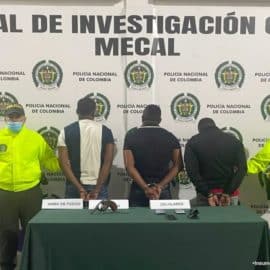 Fueron capturados tres hombres responsables de los ataques a dos CAI en Cali
