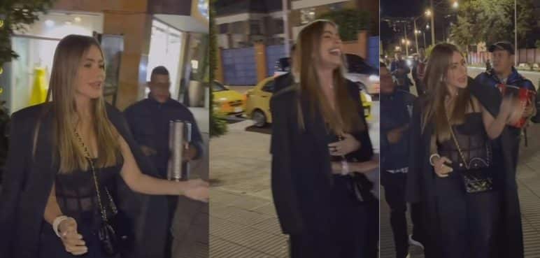 Video: Con parranda vallenata fue recibida Sofía Vergara tras su llegada a Colombia