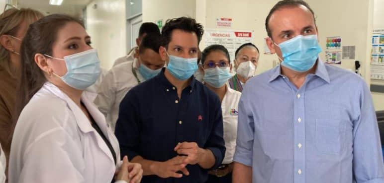 Alejandro Eder visitó varios centros médicos de Cali ¿Qué encontró?