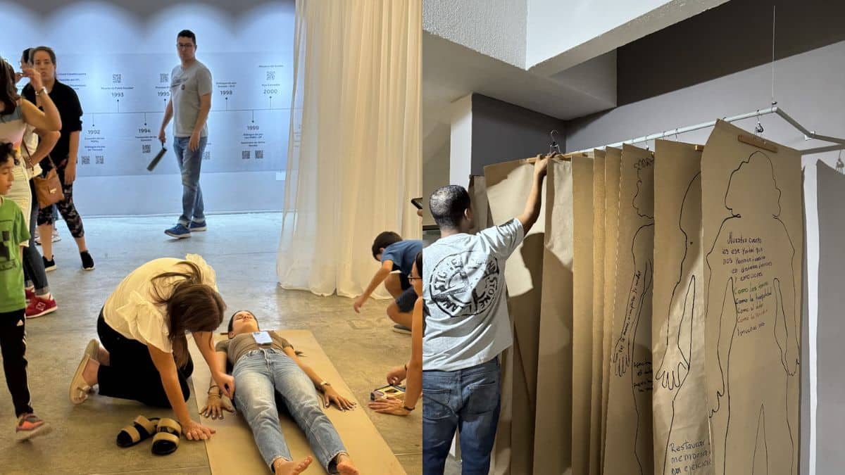 Ya está en Cali la sala didáctica de la exposición 'Huellas de Desaparición'