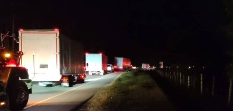 Cierre total de la vía Panamericana: Bloqueos por parte de resguardo indígena