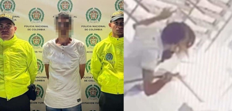 Capturan al hombre que agredió con machete a una mujer en Yumbo
