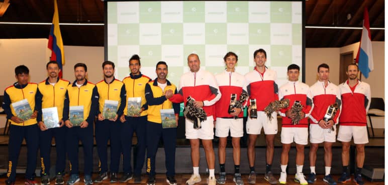 Febrero anfitrión de la Copa Davis: Colombia frente a Luxemburgo