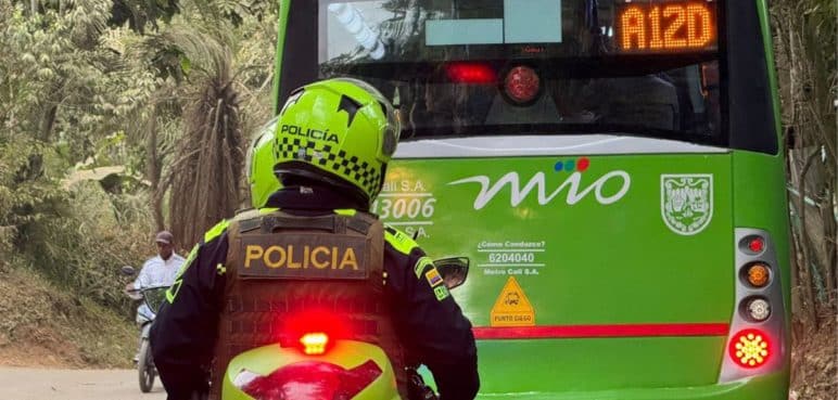 Conductores del MÍO son escoltados: Buscan protegerlos de la delincuencia