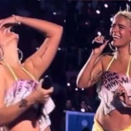 Video: Karol G olvidó la letra de una canción en un concierto en México