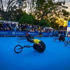 Colombiano ganó el Zurich Maratón de Sevilla y suma en camino a los Paralímpicos