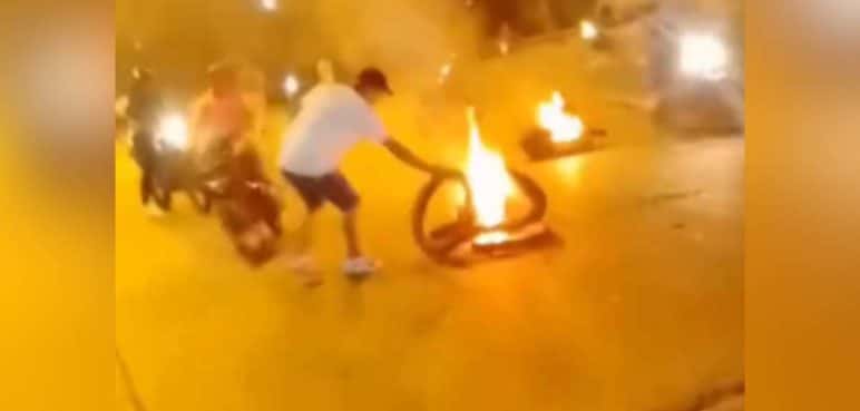 Caos en Siloé: Mototaxistas se oponen a controles de las autoridades
