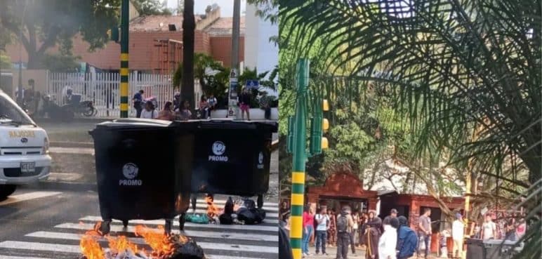 Reportan disturbios en la Avenida Pasoancho