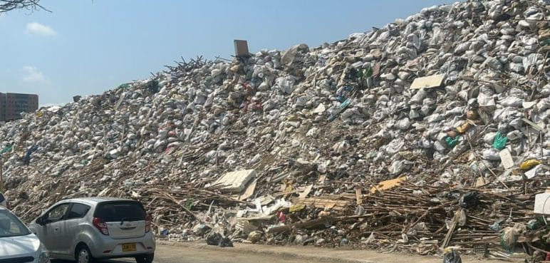 Escombrera de la 50: Un problema sin fin