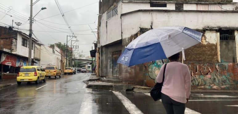 No olvide su paraguas: Se registran fuertes lluvias en Cali