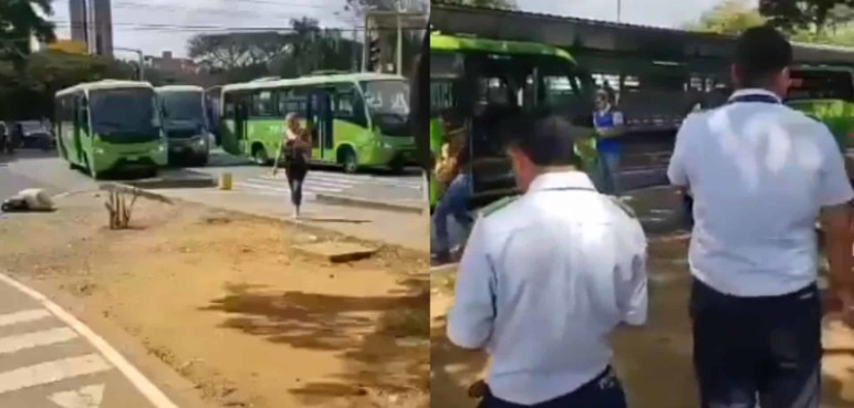 Conductores del MÍO protestaron por la falta de garantías en su seguridad