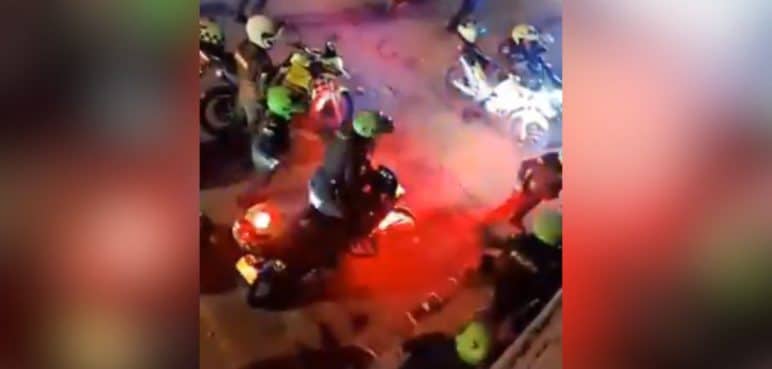 Video: Fuerte asonada contra la Policía en el barrio Petecuy