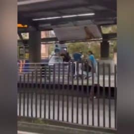 Intolerancia en el MÍO: Se presentó una nueva riña en una estación del sistema