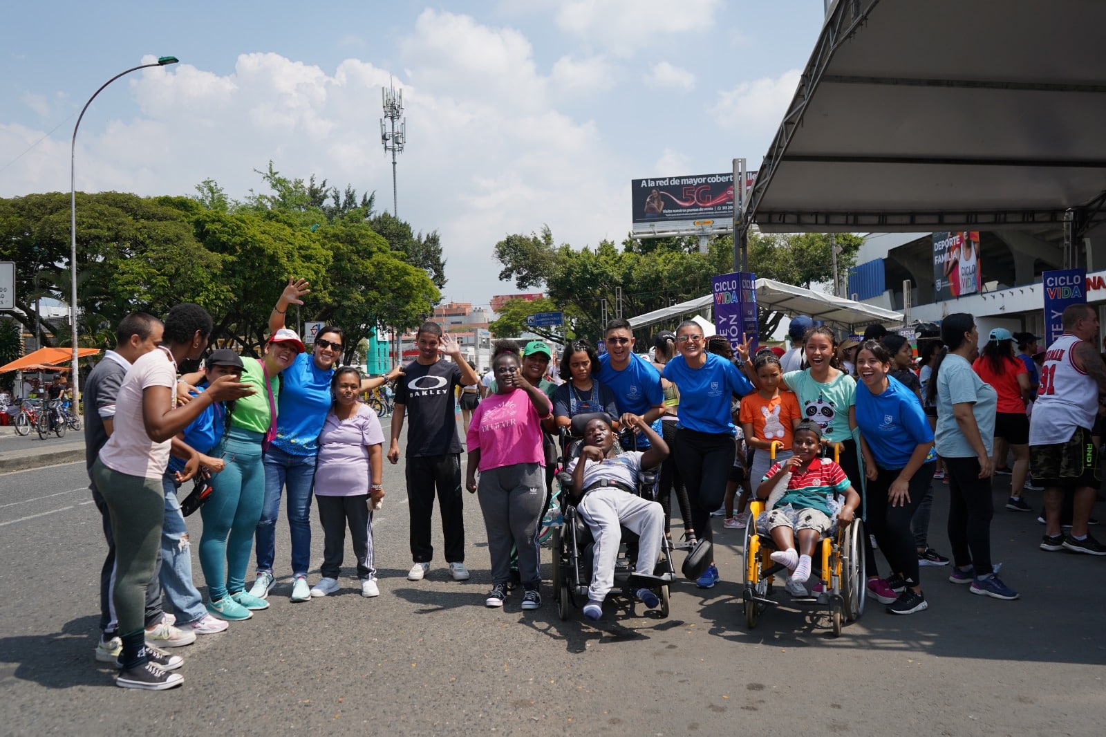 ciclovía Domingo Resurrección Cali