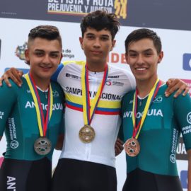 ¡Llegó el oro para el Valle! Juan Diego Quintero campeón Nacional de pista