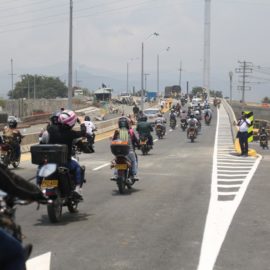 Ya está habilitada la calzada norte del nuevo Puente de Juanchito